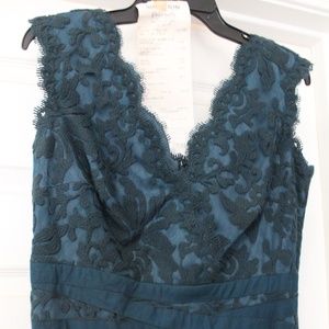 Tadashi Shoji Embroidered Lace Dress size 10